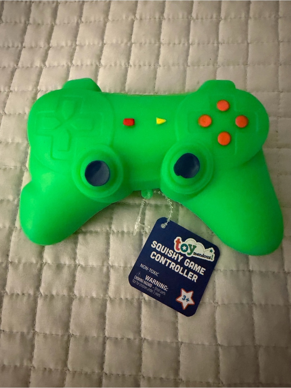NWT Toymendous Squishy Game Controller Neon Green Sensory Fidget Toy